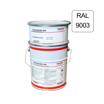 Эпоксидная краска для бетонного пола Teknobond 600 5 кг Белая (RAL 9003) (Текнобонд 600)